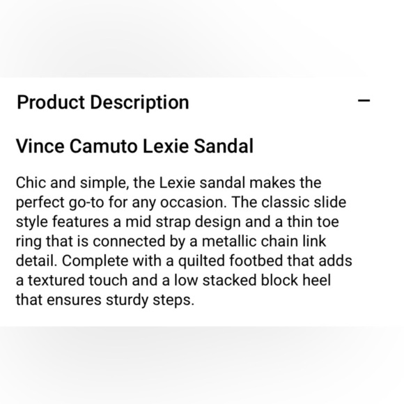 Vince Camuto Women’s Slip on Sandals Size 8 - Picture 7 of 8